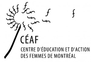 Logo du CÉAF, le Centre d'éducation et d'action des femmes de Montréal